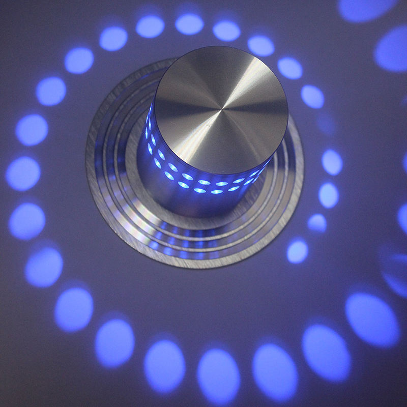Goede kwaliteit rgb wandlamp 3w indoor plafonddecoratie ingebed led wandlamp op voorraad met indoor slaapkamer KTV bar