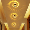 Plafondgemonteerde poreuze RGB LED-plafondwandlamp met afstandsbediening voor binnenrestaurant Bar Light Sconce Courtyard