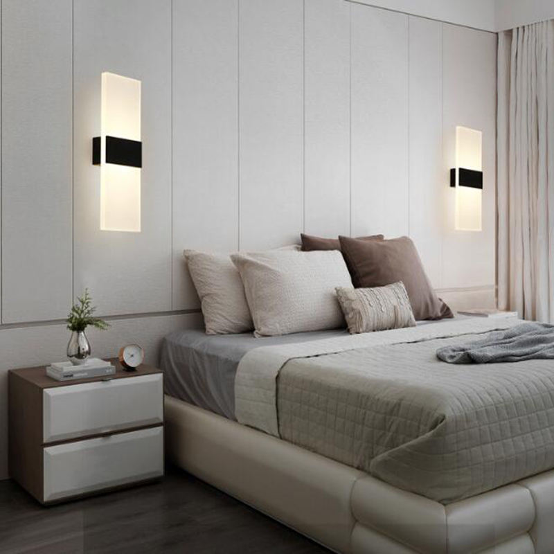 Led Acryl Wandlamp Moderne Indoor Acryl Verlichting Ac 85-265V Led Wandkandelaar Licht 6W Voor hotel Kamers Gebruik Podium