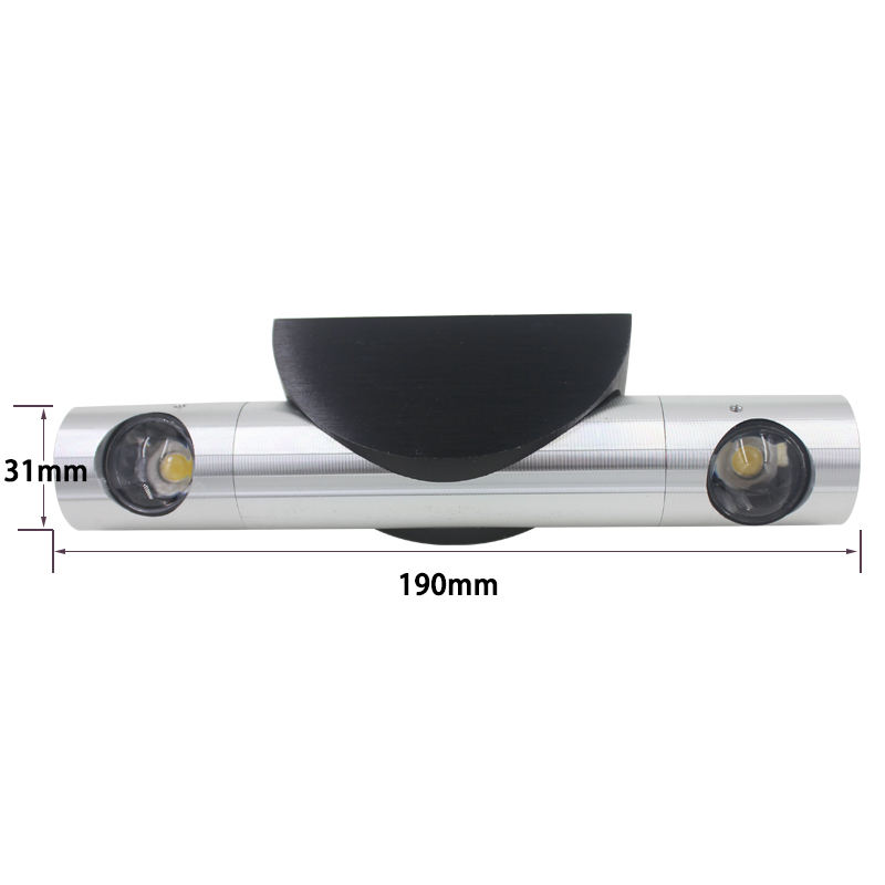 2x3W AC85-265V 360 Graden Rotatie LED Muur Verlichtingsarmaturen Lezen Wandlamp Spiegel Verlichting Trap Licht Moderne wandkandelaar