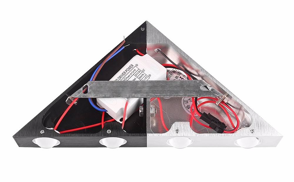 5W Driehoek op en neer wandlamp voor slaapkamer trappen indoor blaker verlichting 220V verlichting op en neer Europese stijl Nieuwjaar
