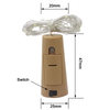 Nieuwigheid 2M 20leds LED Koper Fairy Nachtlampje Waterdicht Guirlande Lamp voor Tuin Kerst Bruiloft Decoratie Verlichting