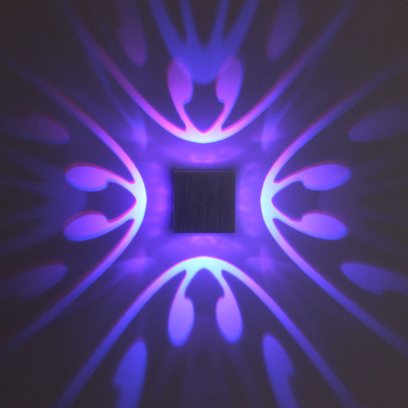 Hoogwaardige RGB led-lamp Vierzijdige vlinderwandlamp en binnennachtlampje met fabrieksprijs.