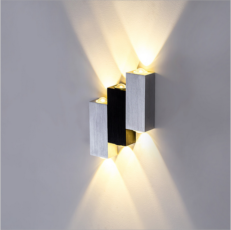 LED-wandlamp Op en neer trap Wandkandelaar Fabriekslevering 6W Aluminium binnenwandlampen Fabricage Decoratieve VERLICHTING