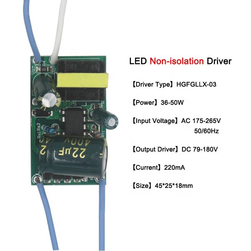 8-50W LED Lamp Driver Licht Transformator Ingang AC175-265V Voeding Adapter 220mA Stroom voor LED Spot lamp Chip