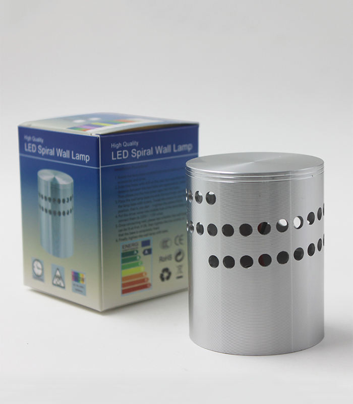 Fabriek Direct aan de muur gemonteerde led-wandlamp spiraalgat gemonteerd goede prijs led-thuisbarverlichting