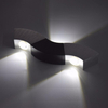 Lightess 3W LED wandlampen binnen Up en Down wandlamp van aluminium Hallamp wandverlichting zilver koel wit