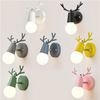 Nordic verstelbare LED Wandlampen kleurrijke cartoon Hertengewei slaapkamer leeslamp muur gemonteerde kinderkamer verlichting E27