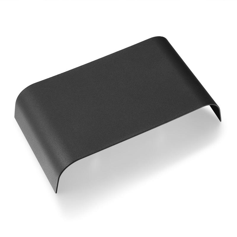 Nieuwe moderne LED aluminium lamp bedlampje wandlamp kamer badkamer spiegel licht Long Wave Black and White Shell
