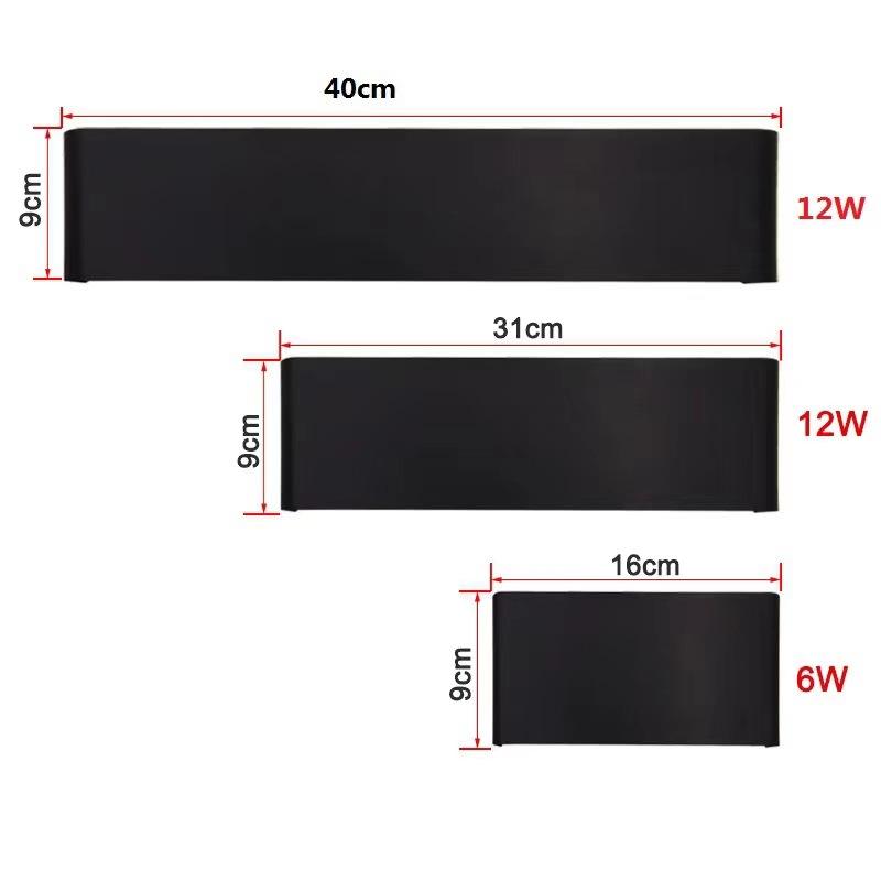 Rechthoek Led Wandlamp Nachtkastje Schansen 110V 220V Woonkamer Badkamer Spiegel Licht Indoor Gangpad