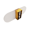 6W Ronde hoek Zwart Acryl wandlamp slaapkamer traplamp achtergrond wandlamp voor LED wandlamp hotel decoratie