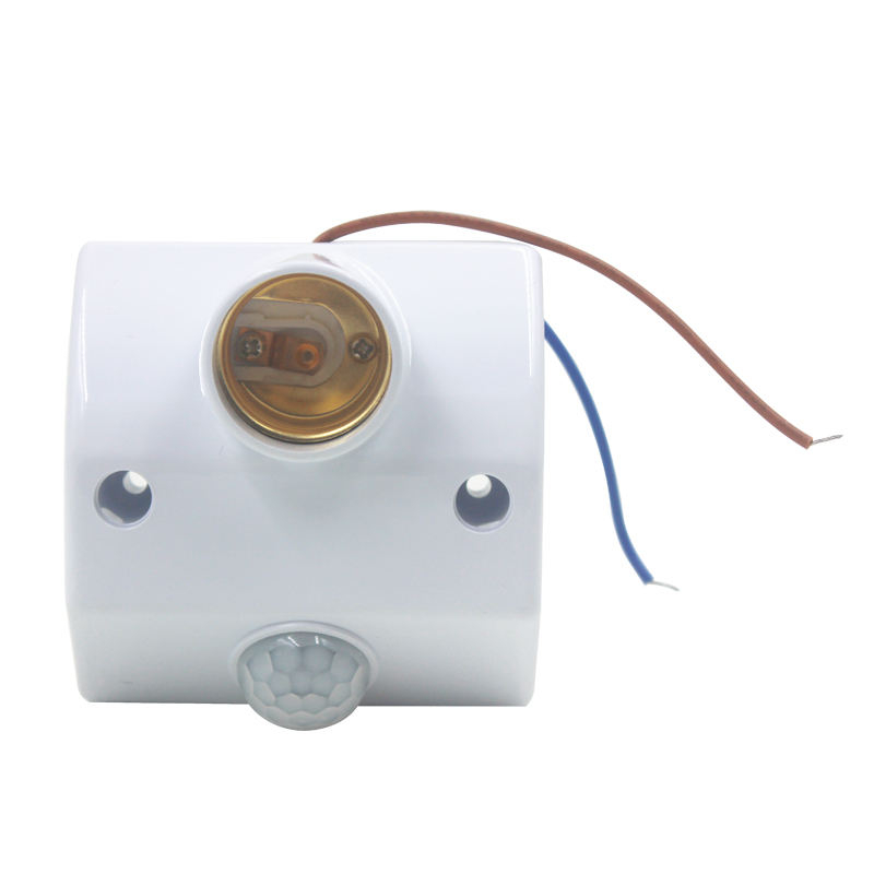 E27 PIR Infrarood Bewegingssensor LED Licht Lamphouder Base Lichtgevende Aanpassing PIR Bewegingssensor Schakelaar Licht Houder Socket