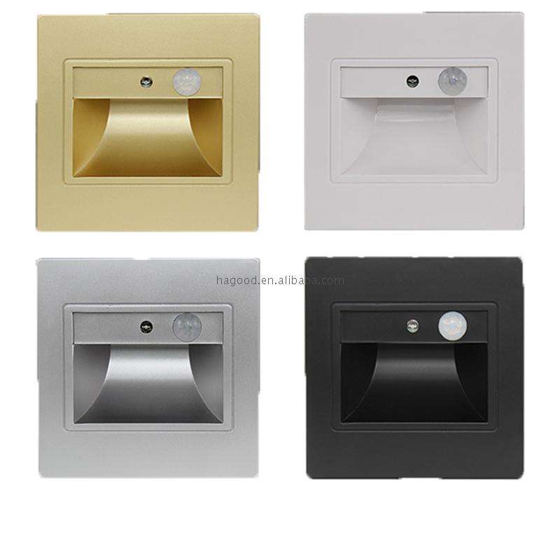 Hot Koop Nachtlampje PIR Detector + Sensor Voet Lamp LED Trap Licht Voor Hotel Thuis Trappen Gebruik Lampen In Lage Prijs