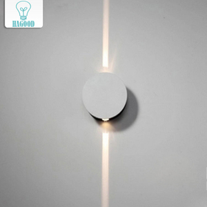 Wandgemonteerde ronde fancy industriële decoratie led wandkandelaar binnen voor woonkamer met aluminium materiaal