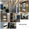 Zwart of wit Shell Up en Down Lighting Functies Slimme 2.4G RF-afstandsbediening LED-wandlamp met de laagste prijs