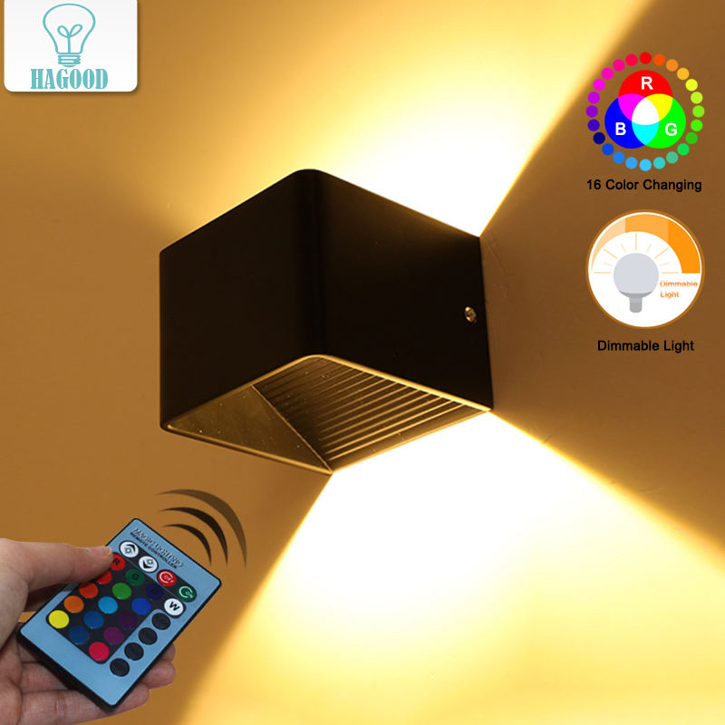 Hotelkamer Wandlamp Goedkope Trap Led Wandkandelaar Moderne Schansen Indoor Vierkante Wandmontage E-commerce RGB Club nieuwigheid KTV