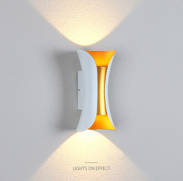 10w Nieuw Big Size Design Vakantie Decoratie Luxe Outdoor Indoor Waterdichte Wandlamp LED Muurbeugel Licht IP65