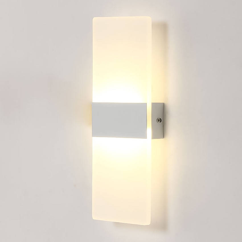 Acryl wandkandelaar Piano toetsen Wandlamp Voor Woonkamer Badkamer Slaapkamer Licht Armatuur 85-265V nachtlampje