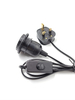 Draadstekker Himalayazout Lamphouder Stekker Tafellamp Accessoires 301 303 Schakelaar Dimmer Schakelaar EU/AU/EU Stekker Drie-pins Stekker E27 Lamphouder