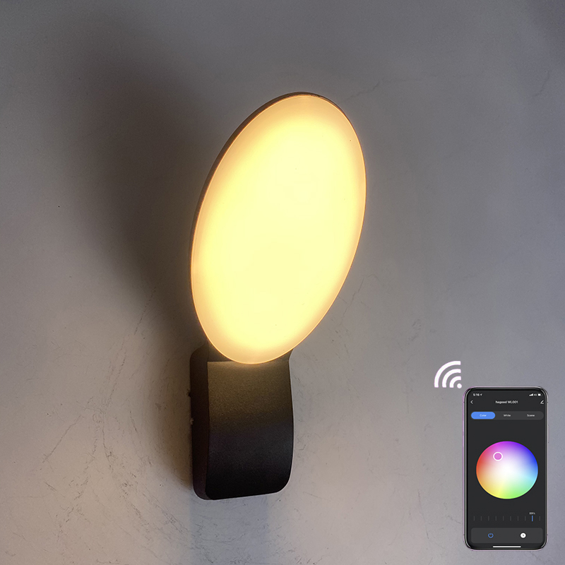 9W slimme wandlamp intelligente lampen led licht app controle led licht app controle app gecontroleerde verlichting Tuya App Buiten wandlamp mobiele telefoon afstandsbediening wandlamp