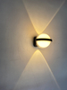Kristallen bol wandlamp Led wandkandelaar Transparante wandlamp Op en neer licht Wandlamp Buiten wandkandelaar Moderne buiten led schans Buiten schansen Lowes