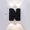 Led buiten wandverlichting Moderne led buiten wandlampen Aanpasbare privélamp