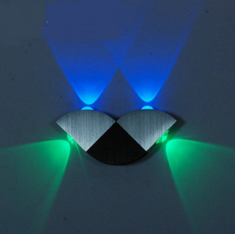 4W LED Wandlamp Blaker Kleurrijke Verlichting Wandgemonteerde Indoor Decoratie Licht voor Loft Badkamer Woonkamer Home Verlichting KTV
