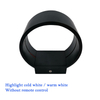 5W AC85-265V Indoor Circle Wandlamp RGB met Controller voor Indoor Decorating Brighten Lights