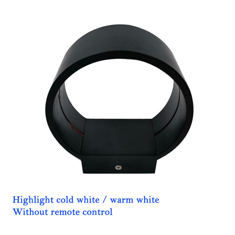 5W AC85-265V Indoor Circle Wandlamp RGB met Controller voor Indoor Decorating Brighten Lights