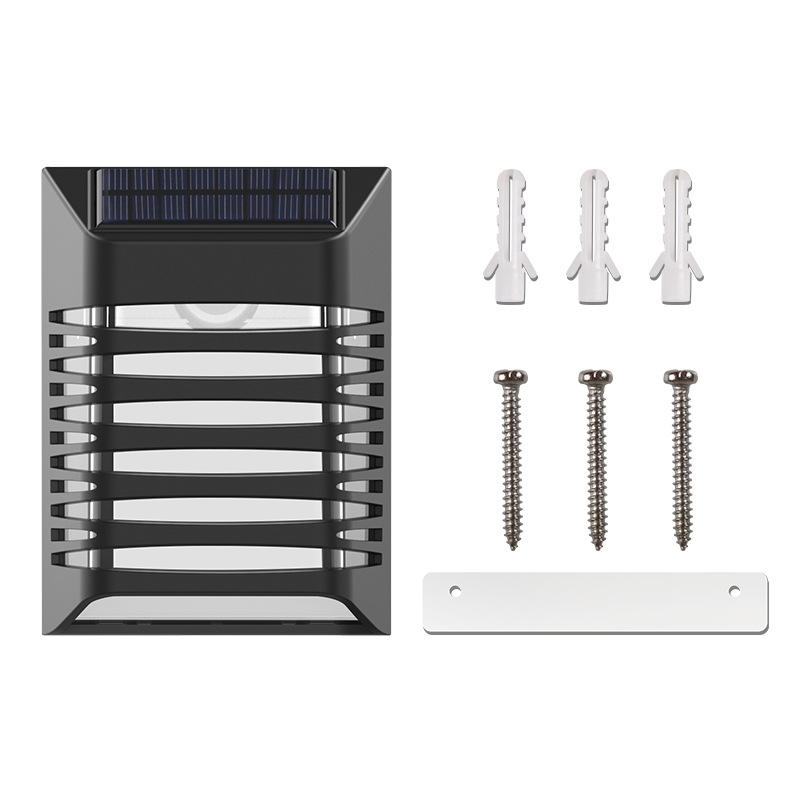  Outdoor Waterdichte Geactiveerde Wandlamp Led Solar Wandlamp Bewegingssensor Tuinverlichting voor Binnenplaats Buitenverlichting