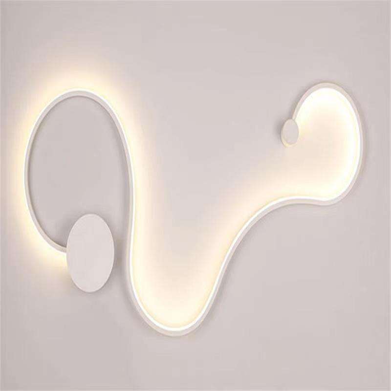 Postmoderne minimalistische wandlamp Nordic creatieve led slaapkamer nachtkastje decoratie wandlamp woonkamer gang gangpad lampen