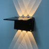 6W Solar Led Light Outdoor Waterdichte Solar Hight Lights Wandkandelaar Slimme wandlamp solar muur Buitenlamp