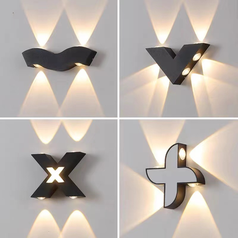fabrikanten van buitenwandlampen boven de tuinwandlamp buiten led-lichtmuur
