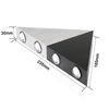 Hagood nieuwe 5W driehoekige decoratieve led-wandlamp AC85-265V binnenverlichting Scandinavisch chique Eenvoudig modern vintage
