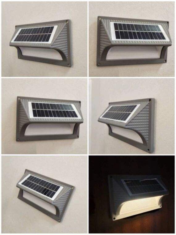 Populaire Amazon Outdoor Automatische Inductie Led Solar Lamp Zonne-verlichting Straat Bewegingssensor Wandlamp IP65 waterdichte lamp