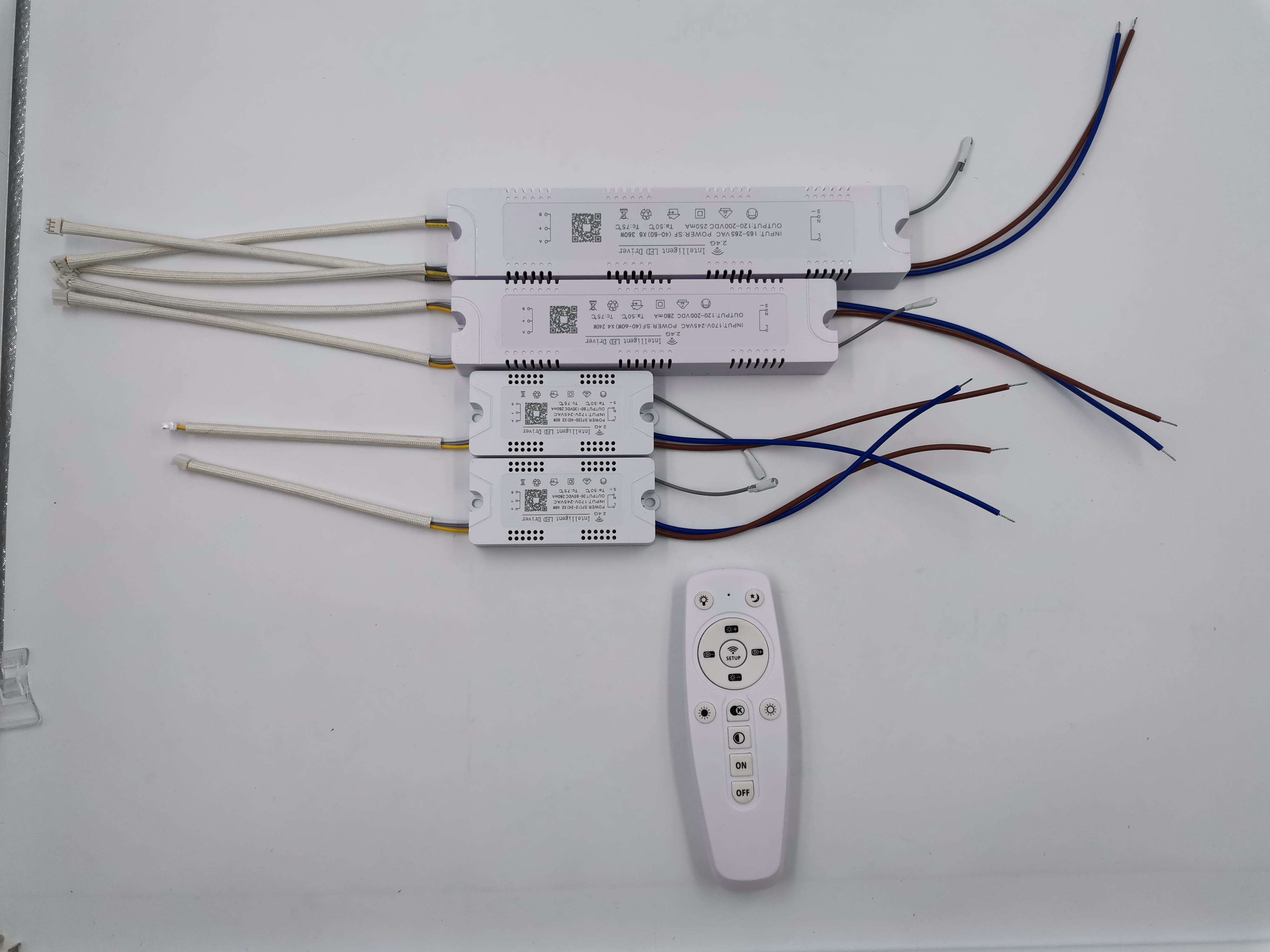 Tuya APP Gateway Compatibel Zigbee Smart Dip Dimming Power Driver 2.4G app controle en controller