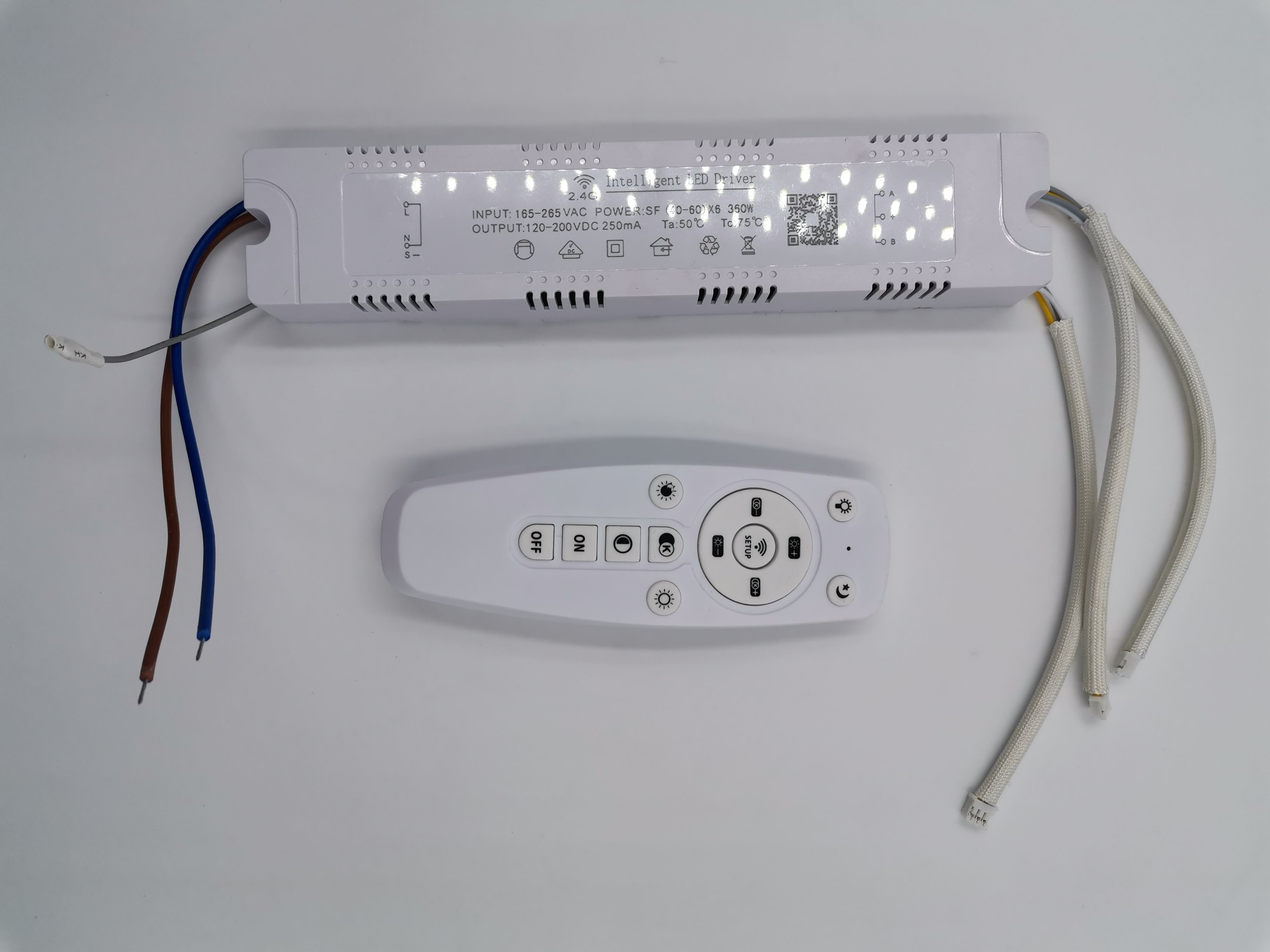 Tuya APP Gateway Compatibel Zigbee Smart Dip Dimming Power Driver 2.4G app controle en controller
