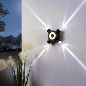 Led Wandlamp Aluminium Buiten IP65 Waterdicht Up Down Wandlamp Voor Thuis Trap Slaapkamer Nachtkastje Badkamer Gang Verlichting