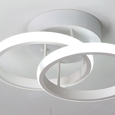 Witte cirkel plafondlampen voor woonkamer hangende plafondlamp slaapkamer plafondlamp led plafondlamp moderne lamp plafond