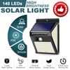 Smart Solar LED Outdoor Waterdicht Op en neer Lichtgevende verlichting Tuindecoratie Zonne-verlichting Trappen Hek Zonlichtlamp