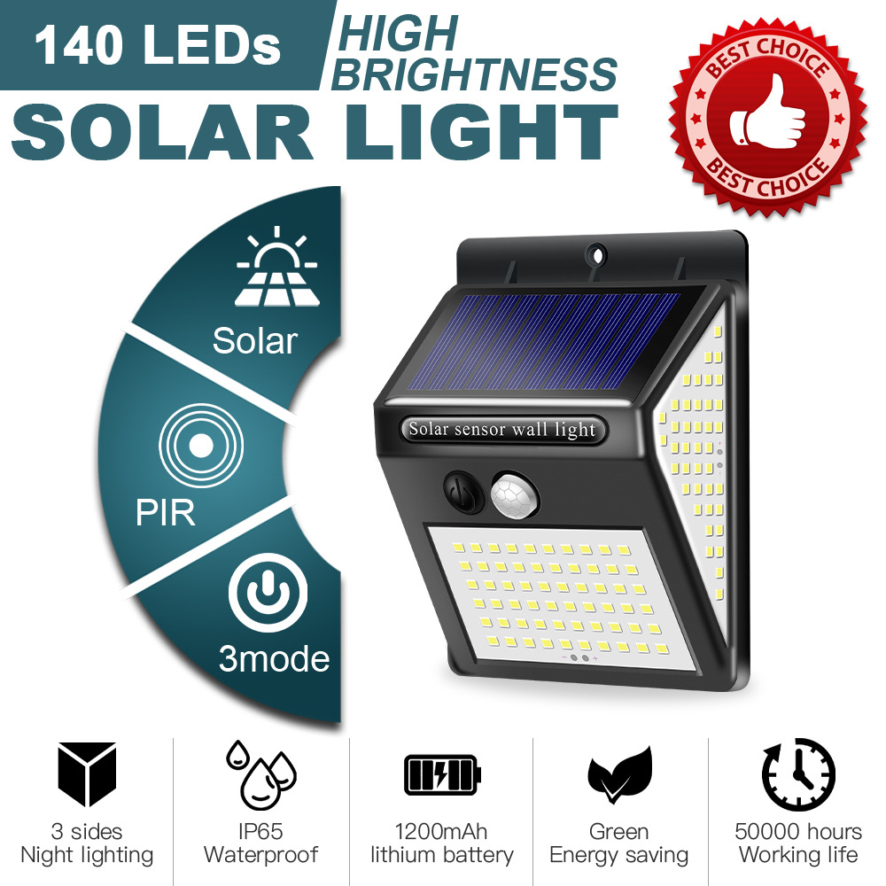 Smart Solar LED Outdoor Waterdicht Op en neer Lichtgevende verlichting Tuindecoratie Zonne-verlichting Trappen Hek Zonlichtlamp
