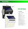 Smart Solar LED Outdoor Waterdicht Op en neer Lichtgevende verlichting Tuindecoratie Zonne-verlichting Trappen Hek Zonlichtlamp