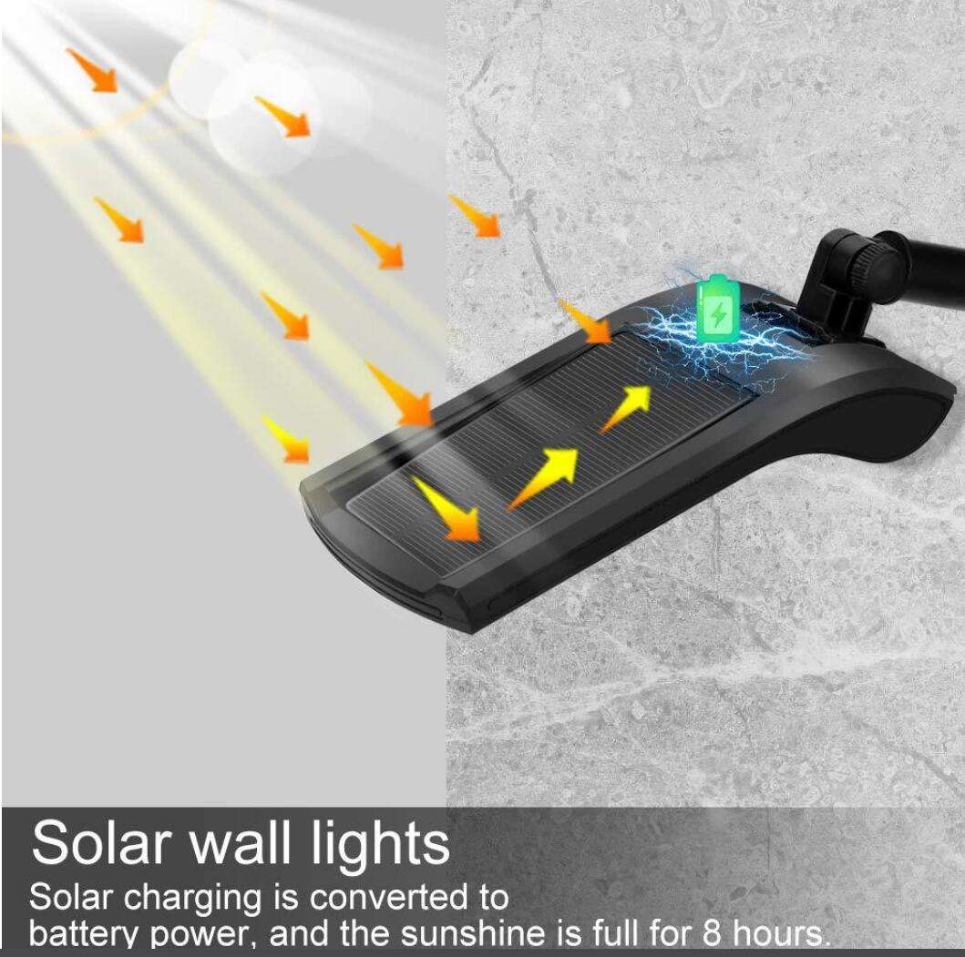 Hoogwaardige wandlamp Led RGB-zonneverlichting buiten met datumcoder