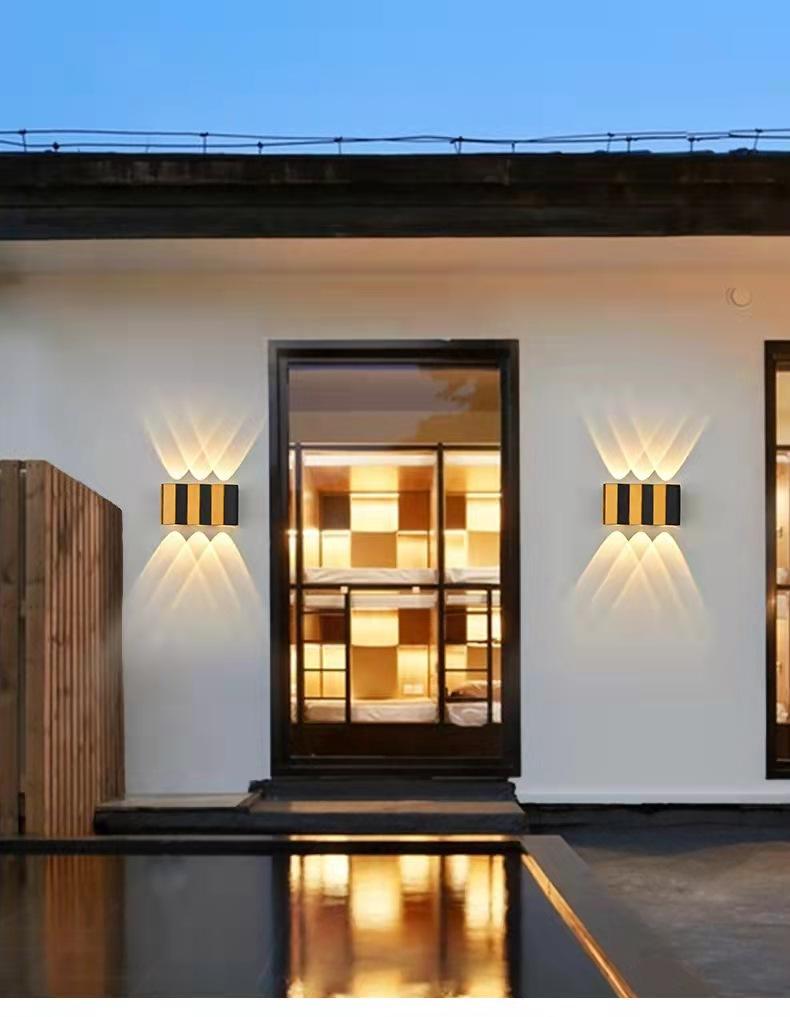 Outdoor Nieuwe LED Wandlamp Binnen en Buiten Waterdichte Muur Waslamp Binnenplaats Slaapkamer Gang Balkon Muur Spotlight