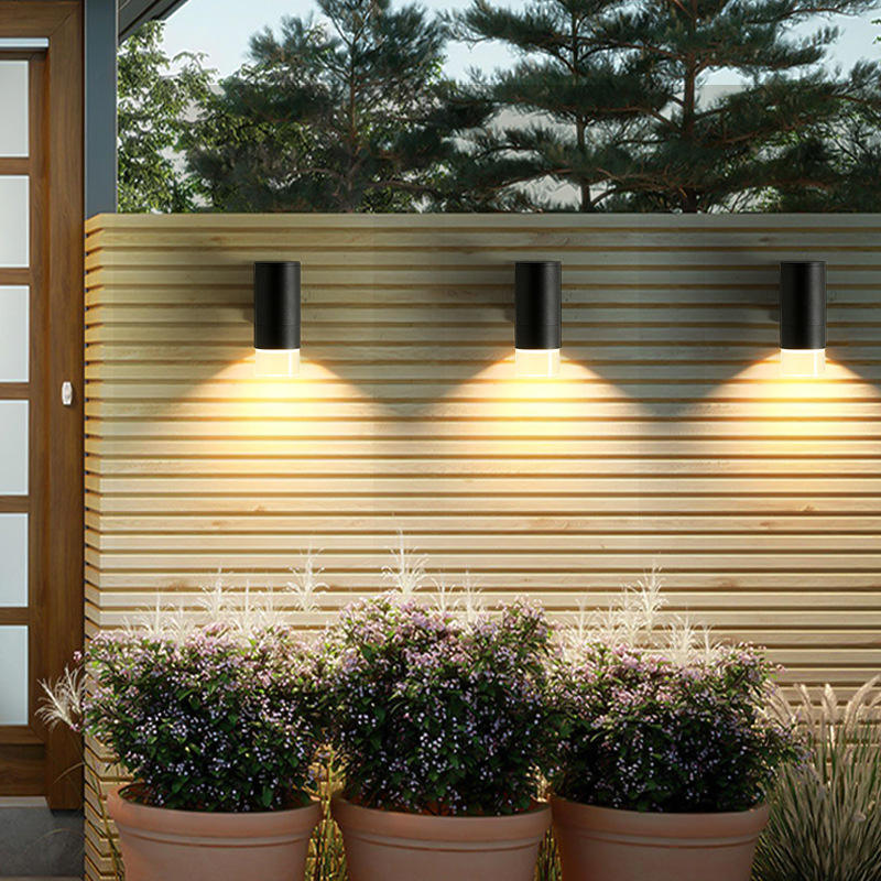5W 12W COB Up Down Dual-Head Outdoor Led Wandlamp Wandlamp Cilinder Binnen Balkon Armatuur Waterdicht IP65 Verandalamp