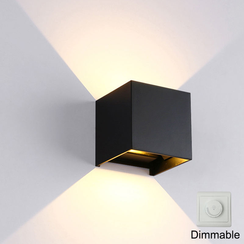 Dimbaar Licht Waterdicht Tuin 12W LED Wandlamp Brace Muur Nachtlampje Versieren voor Buitenverlichting