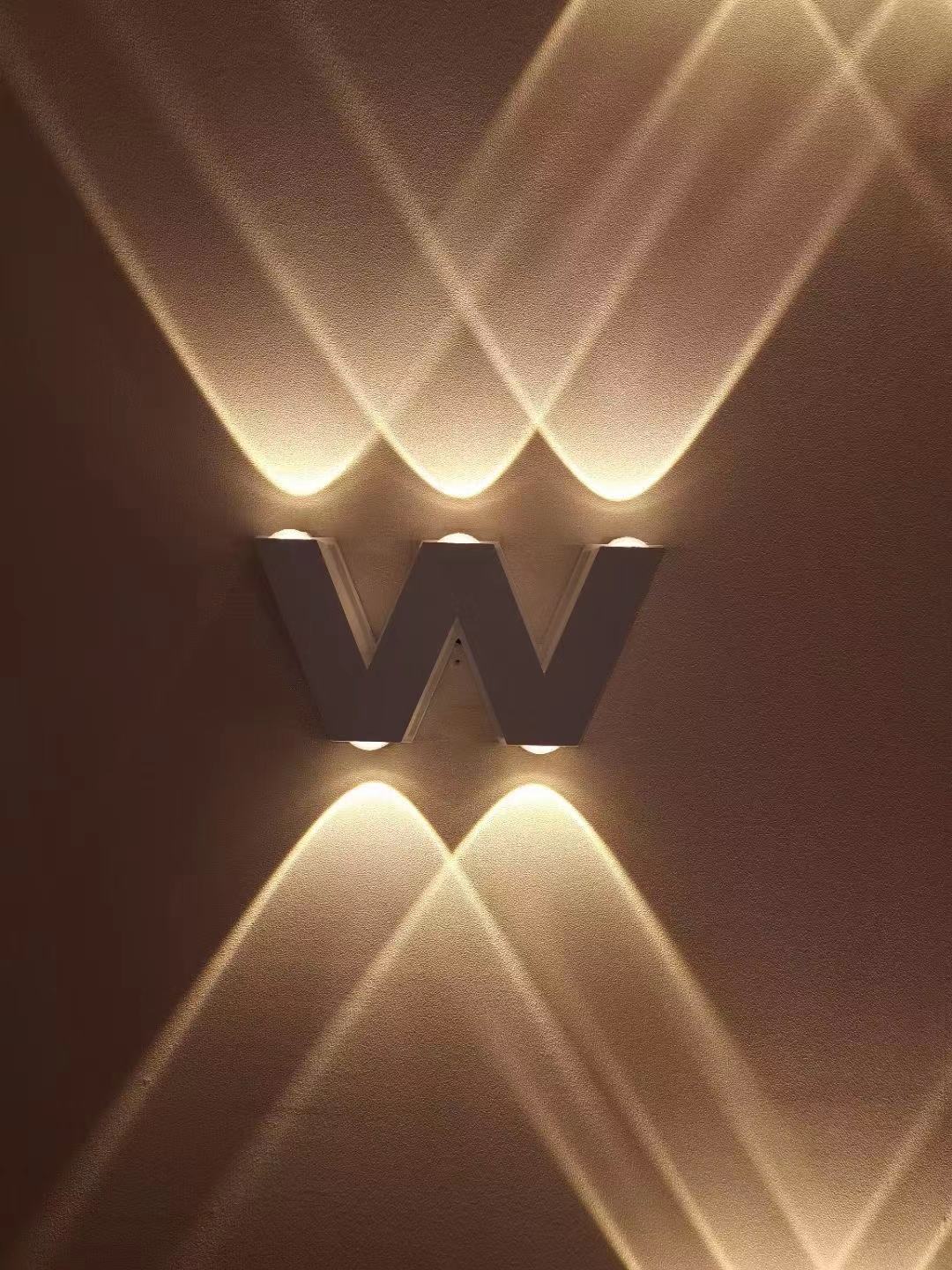 Hagood 3D Led Huisnummers Licht Buiten Waterdicht Home Hotel Deurplaten Roestvrijstalen Illumilous Sign Adres Gratis Adapter
