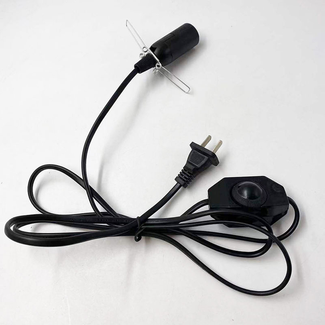 E14 301 dimmer switch 1.8m draad 1.5mwire 2m draad US/EU Plug Licht 301 dimmer switch E14 lente blote lichaam lamp plug schakelaar