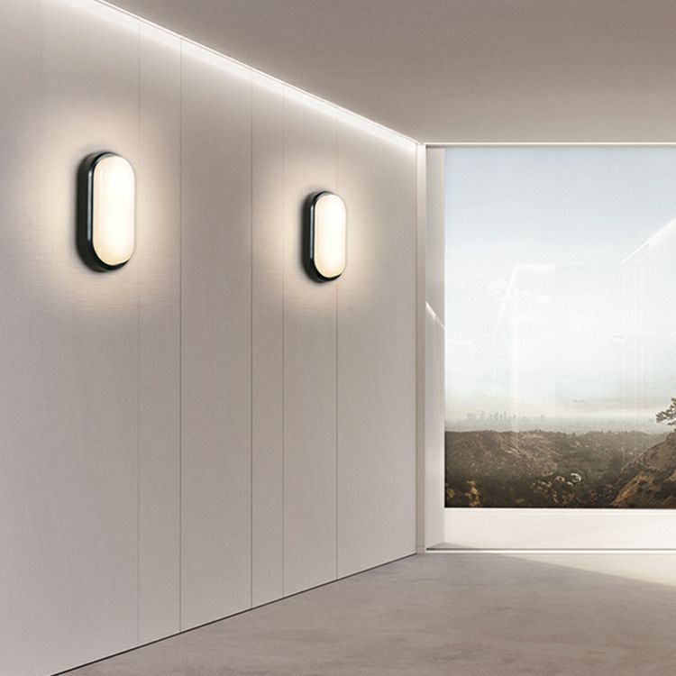 Buitenlicht LED-plafond Anti-vochtbestendig licht Buiten Binnenplaats Villa Gang Balkon Licht Badkamer Inductietrap