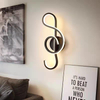 Indoor Interieur 22W Muziek LED Wandlamp Op en neer Aluminium Versieren Wandkandelaar Boerderij Wandlamp Slaapkamer Creatief